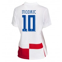Chorvátsko Luka Modric #10 Domáci Ženy futbalový dres ME 2024 Krátky Rukáv
